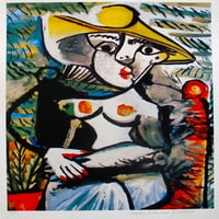 Nude Lady Pablo Picasso - Платно или печат на изкуството на стената