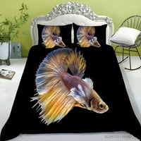 Костюм за спално бельо Висококачествена завивка покрива морско животно, отпечатани корица, Калифорнийски крал