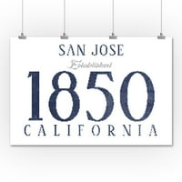 Сан Хосе, Калифорния - Установена дата - произведение на изкуството на фенера