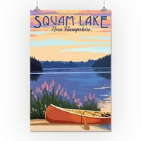 Squam Lake, Ню Хемпшир, кану и езеро