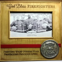 Бог да благослови пожарникарите ... Борба с това, което другите се страхуват да защитят скъпоценния живот снимка за 4 x6 снимка