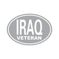 Овален ирак -ветеран стикер Деколте