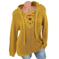 Пуловери за жени плюс зимен дантелен стил с размер блуза модна есен и пуловер