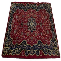 Canvello Silkroad Kashan червени килими за спалня - 6'7 '' 9'8 ''