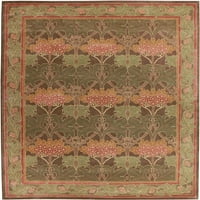 Нов дребен многокафяв традиционен парсийски стил ръчно изработен вълнена зона килими и килим