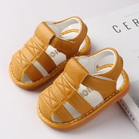 Anuirheih бебета момчета момичета сандали обувки сладки летни плоски обувки бебета първа проходилка продажба на клирънс