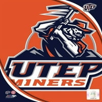 University of Texas El Paso Миньори Екип Екип лого за изящно изкуство печат