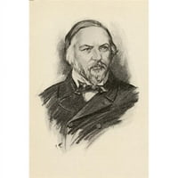 Mikhail Glinka 1804-1857. Руски портрет на композитора от Чейс Емерсън Американски художник 1874 г.