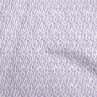 OneOone Silk Tabby Pastel Purple Leves Leaves Match за шиене на двора отпечатани DIY дрехи Шиещи консумативи за шиене
