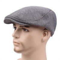 Retro newsboy caps men шапки художници шапки барети за мъжко-черно