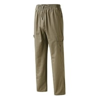 Quealent работни панталони за мъже Класически приготен панталон на Chino Pant Casual Winter