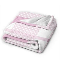 Розово карирано текстура Арт Модел за хвърляне на одеяло, леко уютно одеяло за меко хвърляне на дивана, 40 x30 хвърлете одеяла за леглото