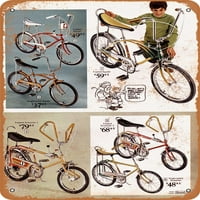 Метални табели - Спайдър велосипеди - Винтидж ръждив вид