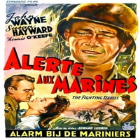 The Fighting Seabees John Wayne 1944. Филмов плакат Masterprint