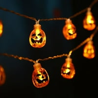 Ranseti Halloween Ghost String Lamp, Хелоуин тиквена струнна лампа, декоративна призрачна струнна лампа, Хелоуин LED лампа