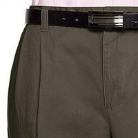 Мъжки бръчки безплатни Chino Casual Pants - Традиционни прилепнали панталони, плисирани от фронта Chino Casual Pant