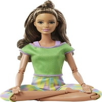 Барби направи да движи кукла с гъвкави стави с дълга вълнообразна брюнетка коса