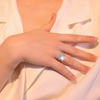 zttd мода изискани диаманти пръстен комплект за жени годеж Zircon Ring Gibry Gifts