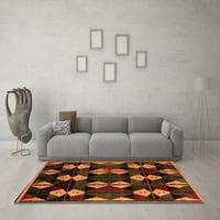 Ahgly Company вътрешен правоъгълник Ориентал оранжево модерни килими, 2 '3'