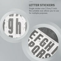 Листове лепилни винилови букви Номера комплект, стикери за азбучен номер за