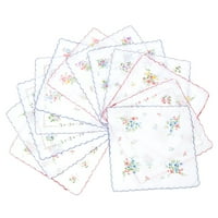 Хемотон флорални отпечатъци Носна кърпичка Деликатна памучна кърпичка