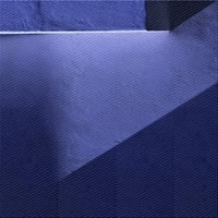 Ahgly Company вътрешен правоъгълник с шаблон от дънкове тъмносини килими, 7 '10'