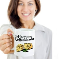 Estoy Enganchado Cheese Coffee & Tea Gift Mug за испански говорещи испански мъже и жени любители на сирене