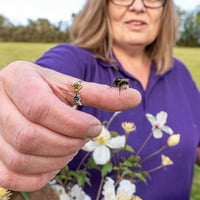 Skpblutn пръстени за жени момичета ретро пчела цвете прост темперамент личност бижута перфектни подаръци за пръстени