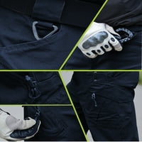Спокойни работни панталони тактически мъжки панталон тъмносин, размер 42 × 32