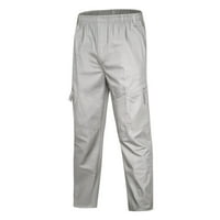 Мъжки панталони Aayomet Цветя летни ежедневни всички панталони модерни тъкани дълги товарни панталони с джобове