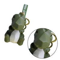 Rosarivae Animal във формата на животни Креативни висящи висящи модни шега играчка Key Ring Green
