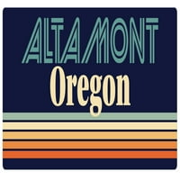 Altamont Oregon Vinyl Decal Sticker Retro дизайн