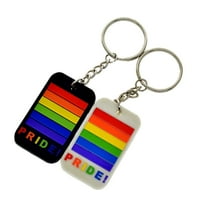 Креативна гордост буква Ключов верига Силиконова чанта за висяща декоративен ker пръстен за гей домашен сексуал