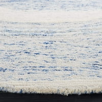 Колекция на Пето авеню 8 '8' квадратна бежова слонова кост ftv121b ръчно изработена модерна абстрактна новозеландска вълна килим