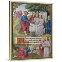 в. Авраам и Арт печат на три ангела - неизвестен 16 век фламандски осветител