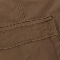 Женски торбисти дънкови панталони многопокета с висока талия с широки дънки за крака модна ежедневна работа Y2K улични дрехи панталони