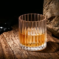 Danceemangoos уиски очила комплект от 2, Oz Ripple Glassware Glass Glass, старомодно пиене Стъклени очила, идеални за Деня на бащата, парти, барове, ресторанти и дом