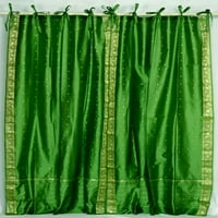 Горска зелена вратовръзка отгоре чист панел за драпиране на завеси - 60W 84L - парче