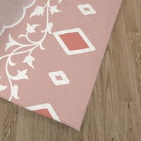 NAS Pink Area Rug от Kavka Designs