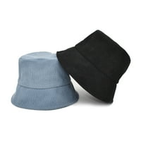 Корейска версия на твърд цвят проста велпашка рибарска шапка жена студентска двойка външна слънчева шапка