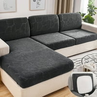 Xinqinghao Home Textiles Universal Depa Cover Носете високо еластичен неплъзгащ полиестер универсален мебел покритие Носете универсален диван покритие сиво