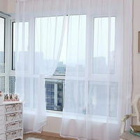 Farfi плътно цвят тюл voile вратата на прозореца завеса за завеси за драпиране чист шал ватани