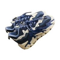 Lumento деца маратонки спортни обувки за бягащи дишащи атлетически обувки Леки треньори Фитнес мода комфорт синьо с памук 2.5y