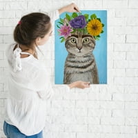 AmericanFlat Cat от Coco de Paris Poster Art Print