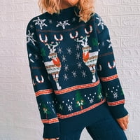 WHLBF пуловери за жени за жени Санта Дъжд