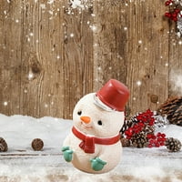 Sprifallbaby Коледни орнаменти на закрито, Дядо Коледа Смола статуя лост коледно дърво животни занаятчийски десктоп орнаменти