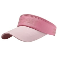Дамски празна горна шапка на открито спортна слънчева шапка слънчева шапка Голяма крачка Небрежна върхова шапка