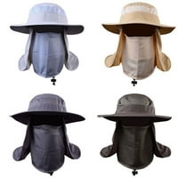 Външна слънчева шапка Upf защита Водоустойчива риболовна шапка лице за покритие на лятна шия на шията шапка